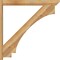 Ekena Millwork Imperial Slat Rough Sawn Outlooker, Western Red Cedar, 6"W x 48"D x 48"H OUT06X48X48IMP06RWR - alternate 3